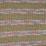 Purple Horizontal-Stripe Rib Knit, Cotton — texture
