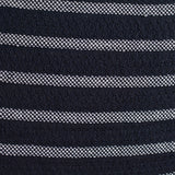 Navy Horizontal-Stripe Knit, Polyester