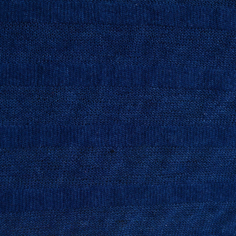 Viscose Polyester Chunky Knit Fabric, 280 gsm, 115 cm — Navy
