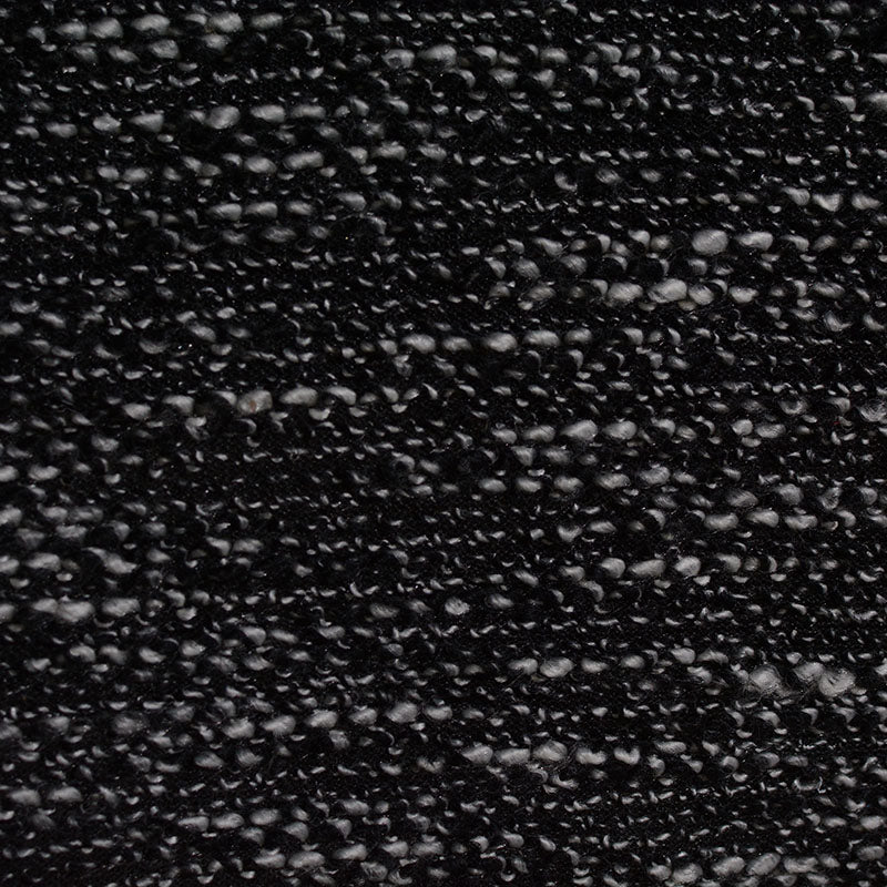 Black Marl Chunky Knit, Polyester, 352 gsm, 160 cm