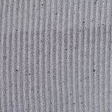 Light Grey Marl Rib Knit, Polyester