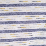 Blue Stripes French Terry, Poly-Cotton