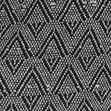 Black Diamond Chunky Knit, Polyester — texture
