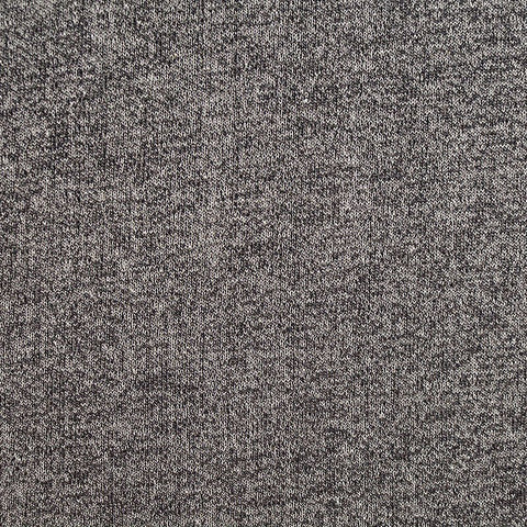 Heather Grey Marl French Terry, Cotton-Poly, 176 gsm