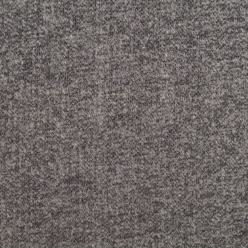 Heather Grey Marl French Terry, Cotton-Poly, 176 gsm