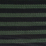 Black Horizontal-Stripe Chunky Knit, Polyester