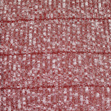 Red Marl Rib Knit, Poly-Viscose — texture