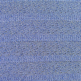 Blue Horizontal-Band Chunky Knit, Polyester — texture