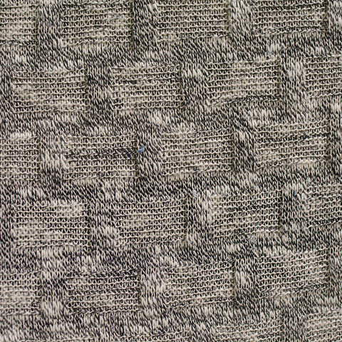 Grey Marl Jacquard, Cotton-Poly