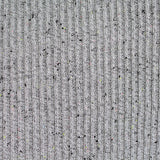 Grey Marl Rib Knit, Polyester — texture