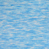 Blue Marl French Terry, Acrylic-Poly