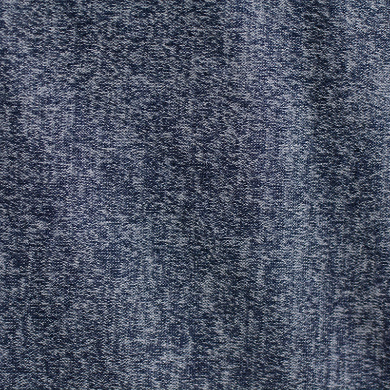 Dark Blue Marl Chunky Knit, Spandex