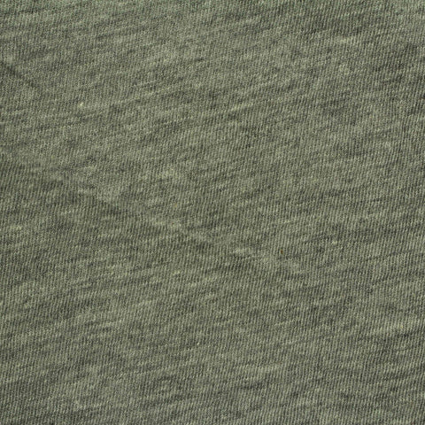 Heathered Green Marl Jersey Knit, Polyester, 122 gsm