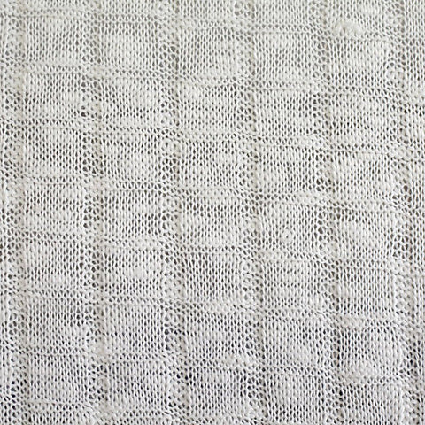White Grid Jacquard, Polyester, 367 gsm