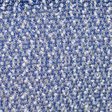 White Textured Chunky Knit, Metallic-Poly