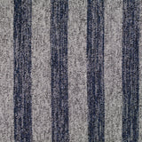 Navy Marled-Stripe Knit, Viscose-Poly