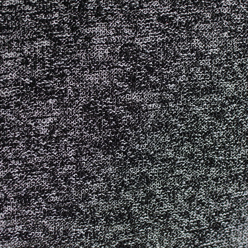 Black Marl Chunky Knit, Acrylic-Poly, 516 gsm