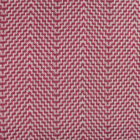 Red Chevron Jersey Knit, Polyester