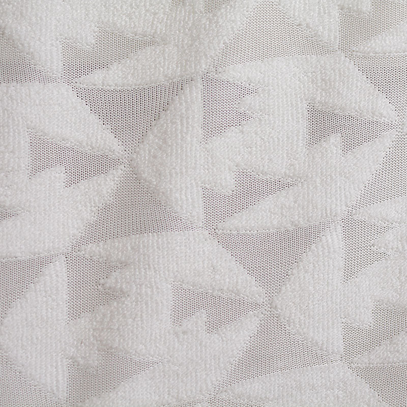White Leaf French Terry, Polyester