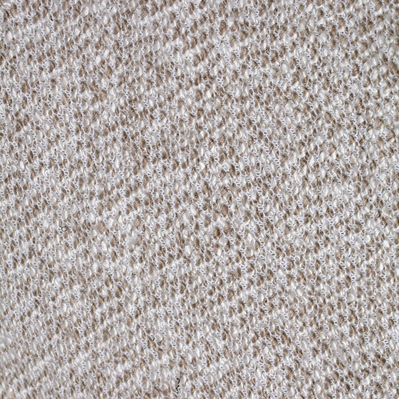 Light Beige Marl Chunky Knit, 419 gsm