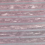 Grey Horizontal-Stripe Chunky Knit, Metallic-Poly — texture
