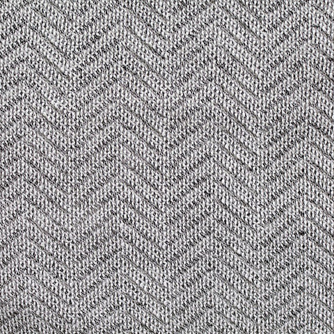 Grey Heathered-Chevron Chunky Knit, Polyester
