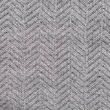 Grey Heathered-Chevron Chunky Knit, Polyester