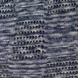 Navy Openwork Chunky Knit, Poly-Viscose