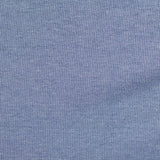 Heathered Blue Marl Rib Knit, Poly-Viscose