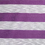 Purple Horizontal-Stripe Chunky Knit, Viscose-Poly — texture