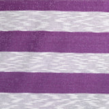 Purple Horizontal-Stripe Chunky Knit, Viscose-Poly