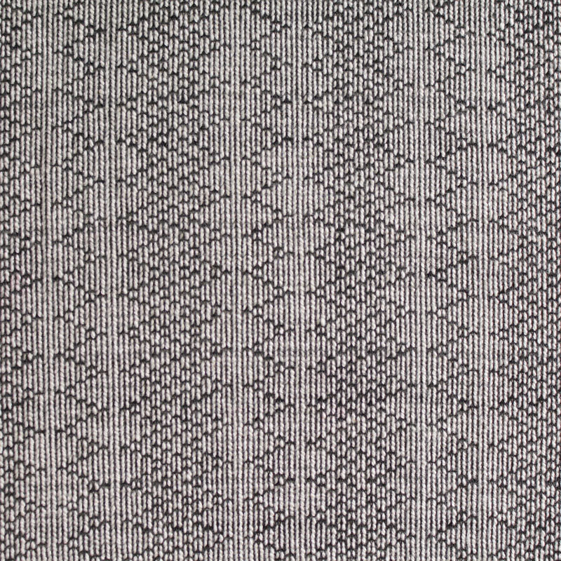 Black Vertical-Dash Chunky Knit, Poly-Cotton