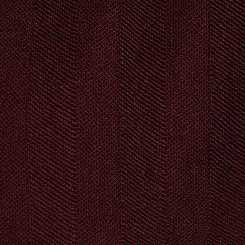 Burgundy Herringbone Chunky Knit, Polyester