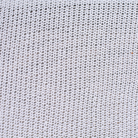 100% Polyester Chunky Knit Fabric, 258 gsm, 148 cm — White