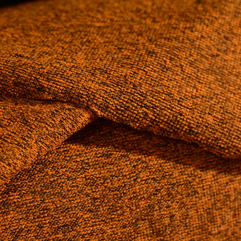Orange Marl French Terry, Polyester, 383 gsm