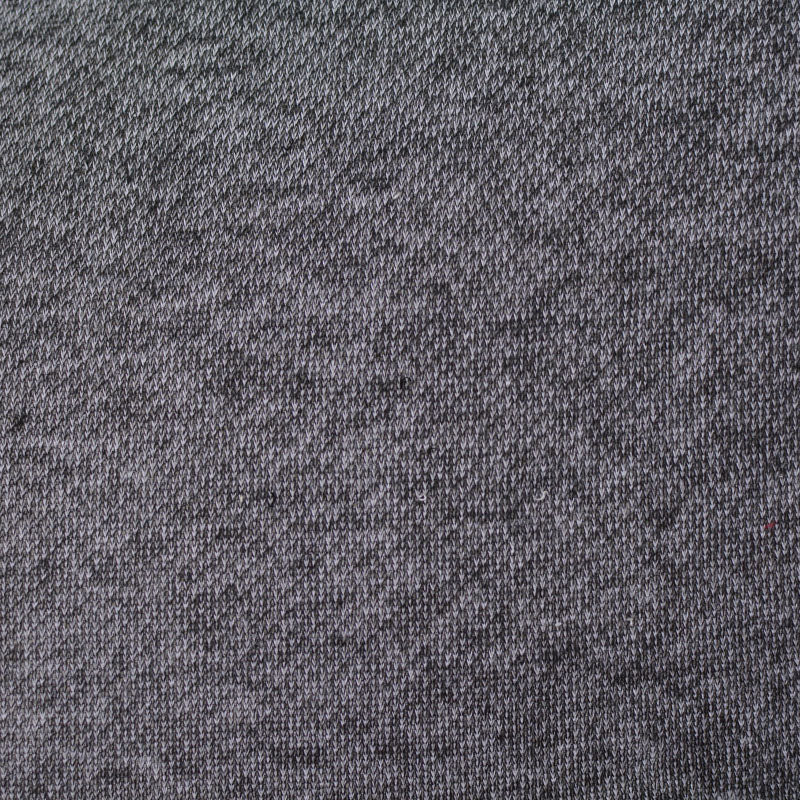 Dark Grey Marl French Terry, Cotton-Poly, 217 gsm