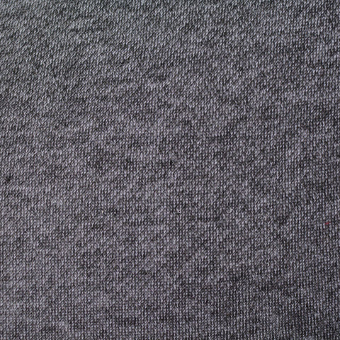 Dark Grey Marl French Terry, Cotton-Poly, 217 gsm