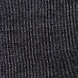 Black Vertical-Stripe Chunky Knit, Poly-Viscose