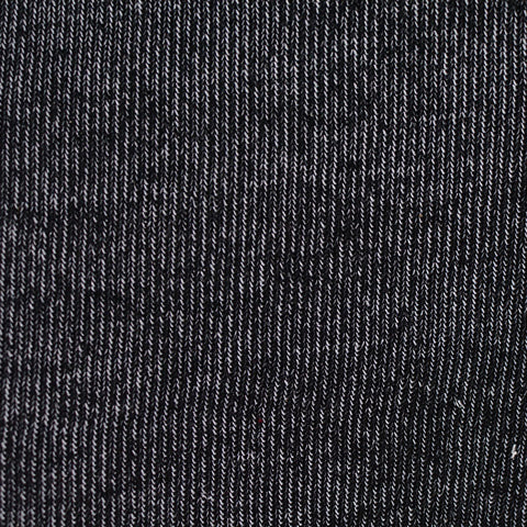 Black Vertical-Stripe Chunky Knit, Poly-Viscose, 193 gsm