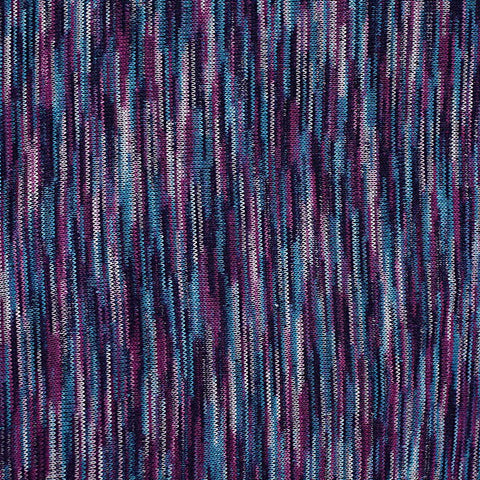 Purple Marl Chunky Knit, Polyester, 185 gsm