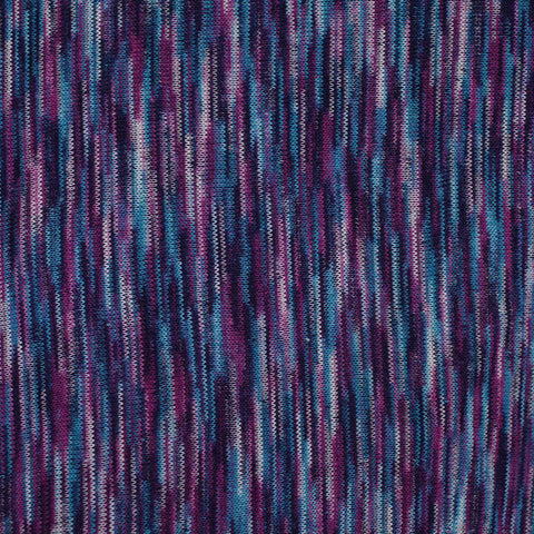 Purple Marl Chunky Knit, Polyester, 185 gsm