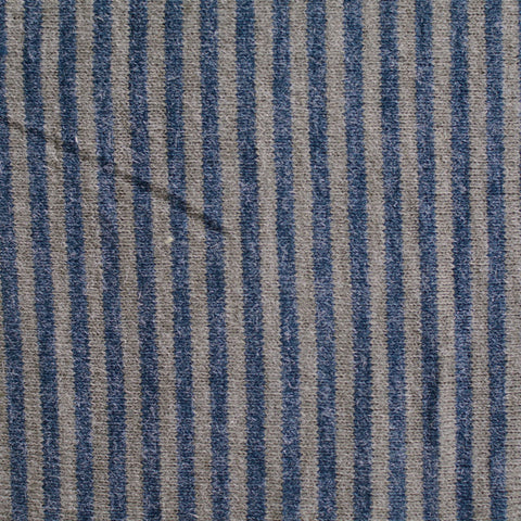 Blue Stripes Chunky Knit, Acrylic-Nylon