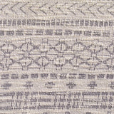 Off-White Geometric Chunky Knit, Poly-Cotton