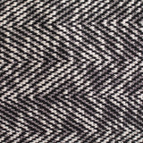 Black Chevron Chunky Knit, Cotton-Poly
