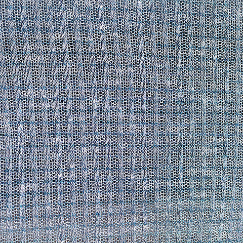 Blue Marl Chunky Knit, Poly-Metallic