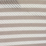 White Stripes Knit, Cotton-Poly