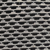 Jacquard 100% Polyester Chunky Knit Fabric, 266 gsm, 155 cm — Black — texture