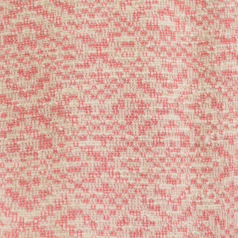 Pink Geometric Chunky Knit, Poly-Cotton