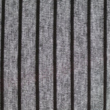 Black Stripes Chunky Knit, Viscose-Poly