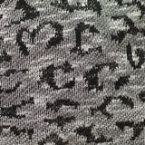 Black Abstract Chunky Knit, Viscose-Poly
